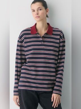 Aritzia InterLock Cotton Eton Longsleeve